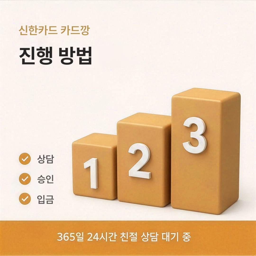 다음머니 신한카드 카드깡 진행 방법 안내